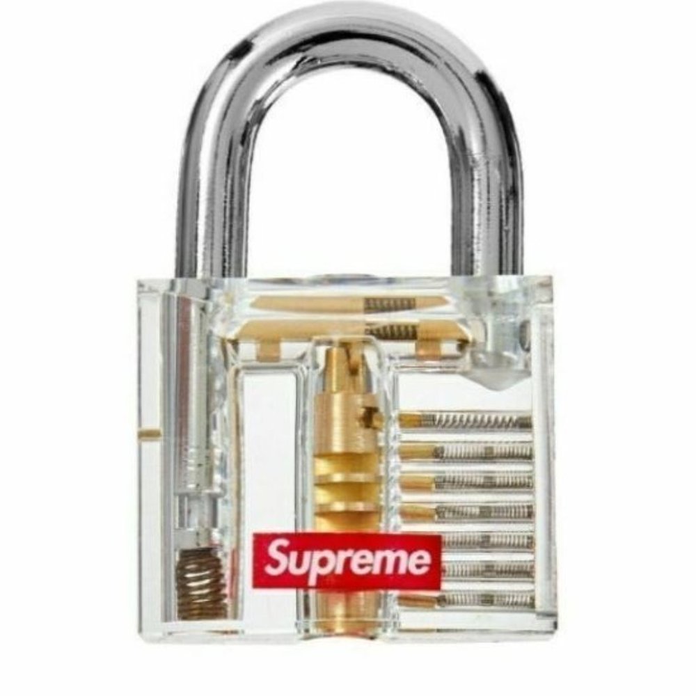 SUPREME Transparent Lock SS20 Box Logo